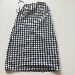 NWT Reverse Sleeveless‎ Checkered Dress Size Medium (A2)
